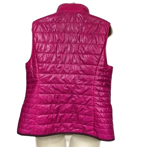 Talbots Quilted Cire Primaloft Vest Sz L - Picture 2 of 13
